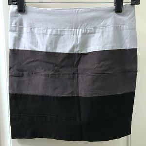 Windsor M Greyscale High Waist Bandage Mini Skirt